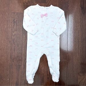 Kate Spade White and Pink Bow One Piece